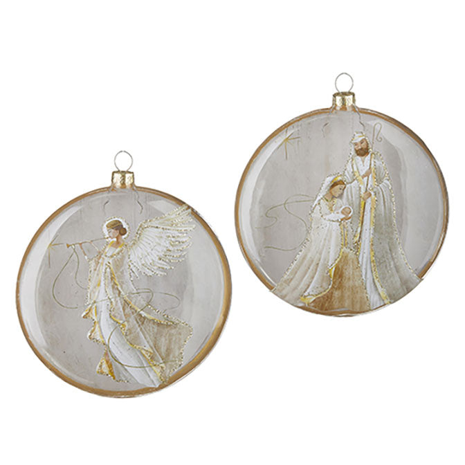 5" Holy Family Disc Ornament