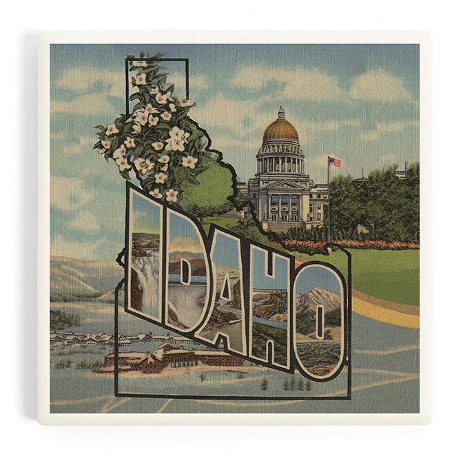 Idaho State Capitol Ceramic Coaster