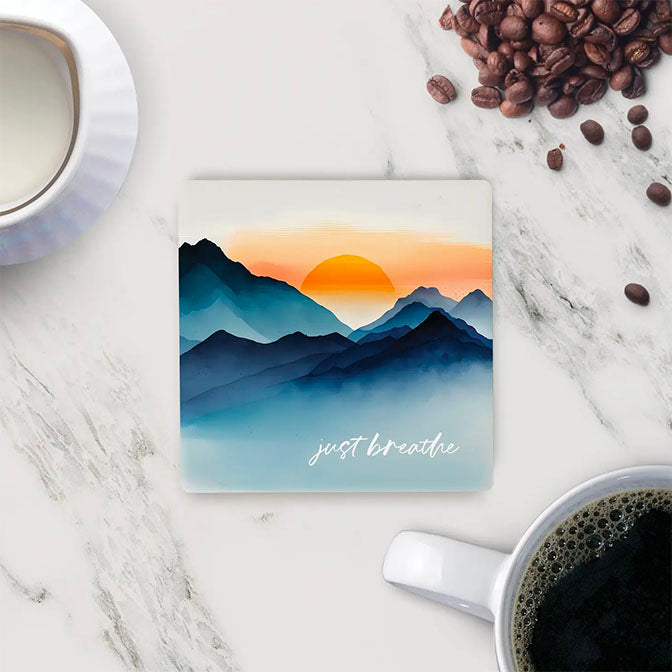 Just Breathe Coaster