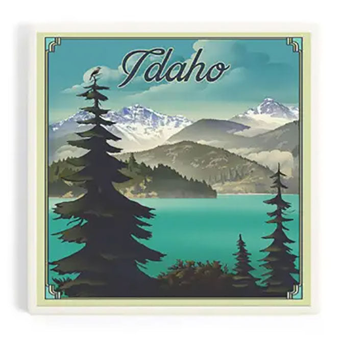 Lake Lithograph Idaho