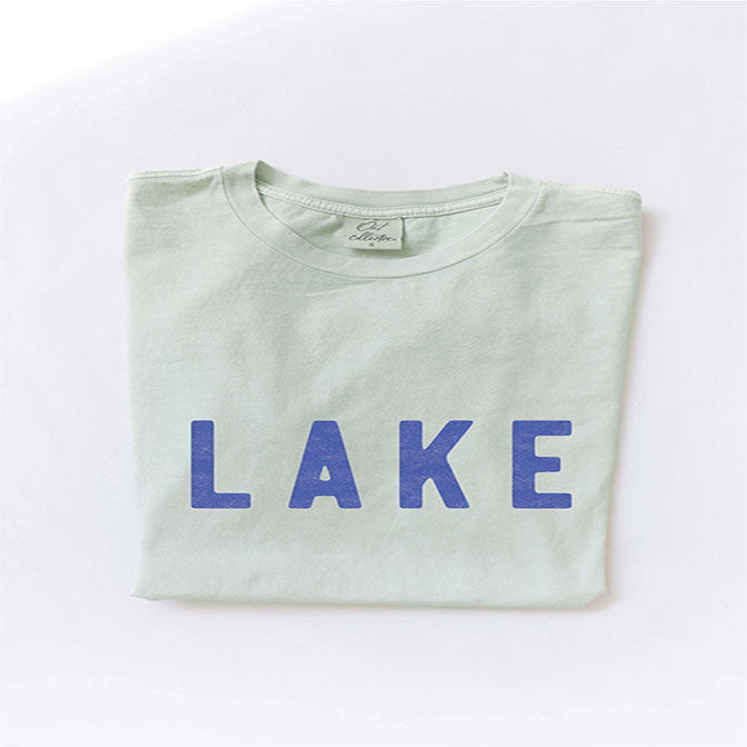 Lake Mineral Washed Graphic Top