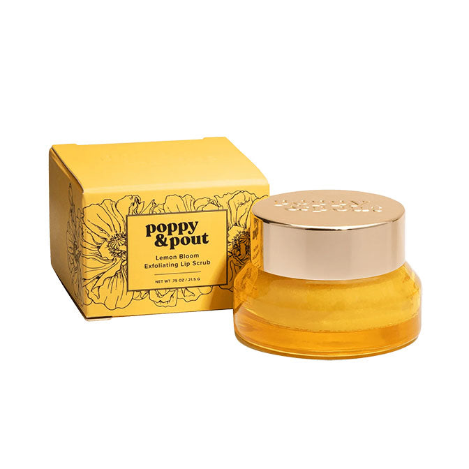 Poppy & Pout Lemon Bloom Lip Scrub