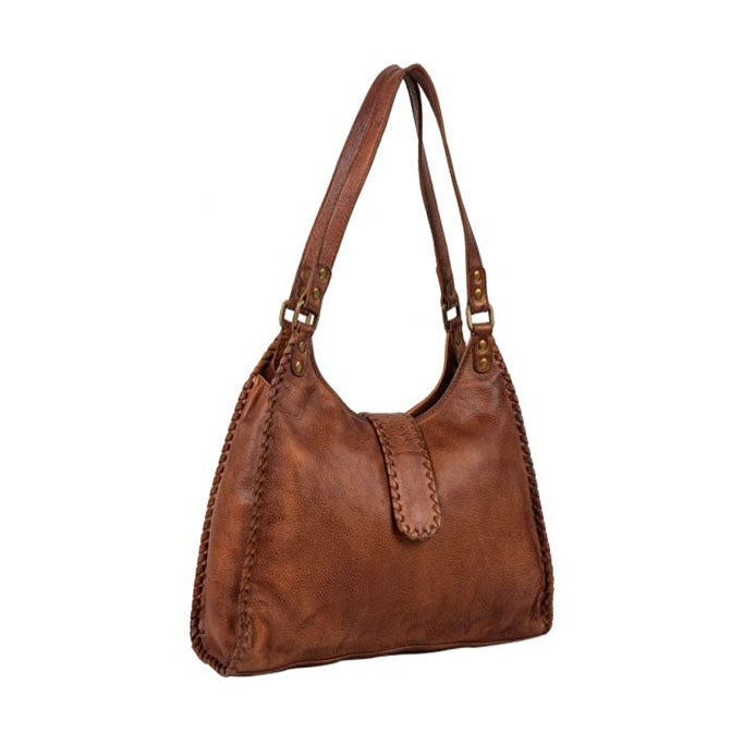 Lobeth Accent Leather and Hairon Bag