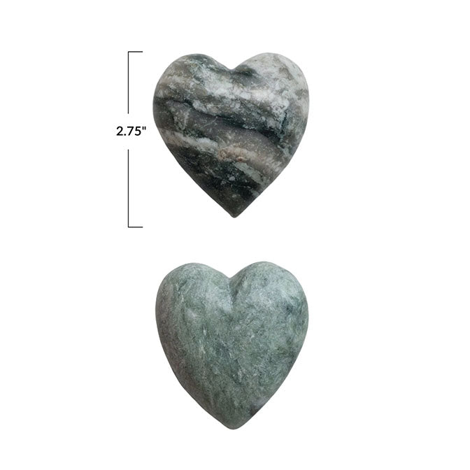 Marble Heart, 2 Colors (Each One Will Vary)