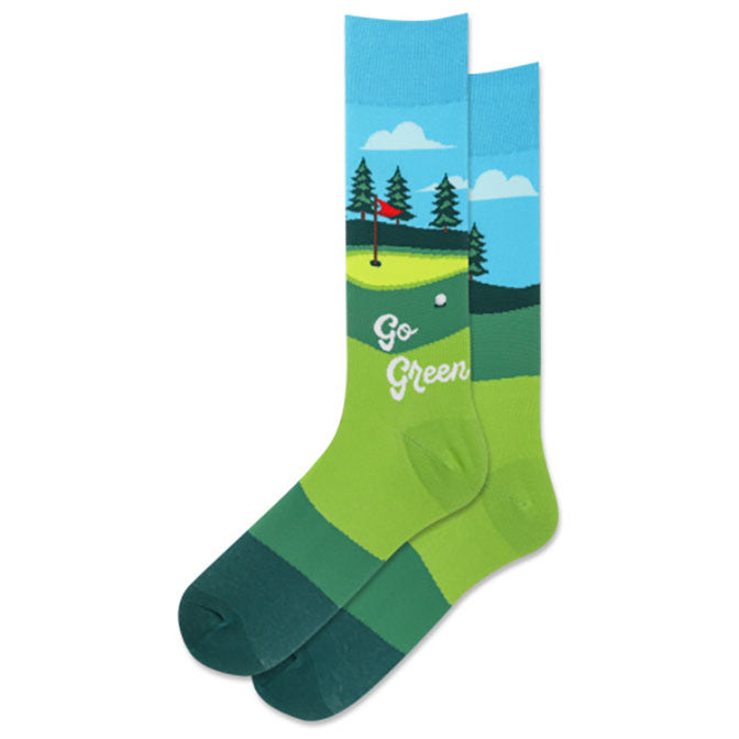 Men's Go Green Tee Crew Socks