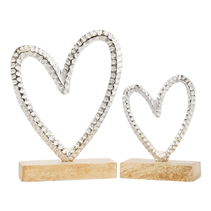 Metal Hearts on Stands