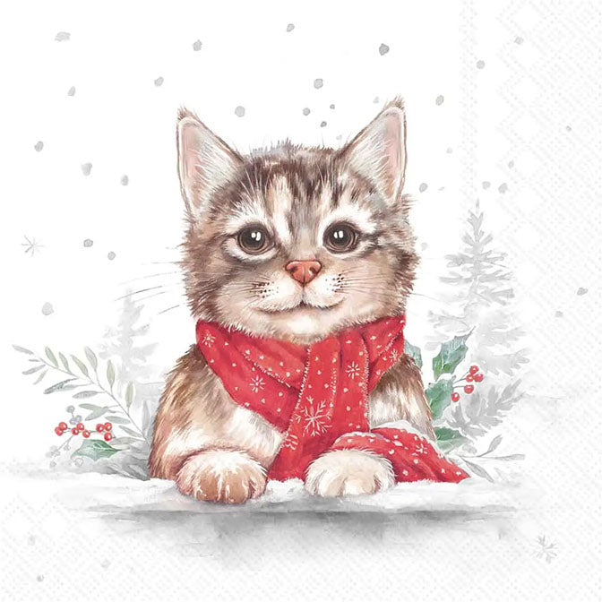 Paper Cocktail Napkins Minou Christmas