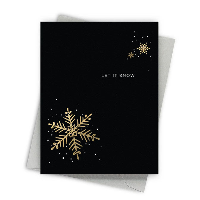 Modern Flakes Holiday Card