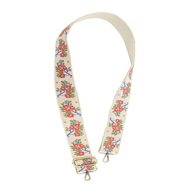 Multi Blossom Branch Guitar Strap