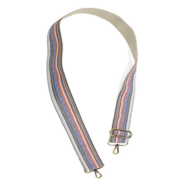 Multi Boho Stripe Guitar Strap