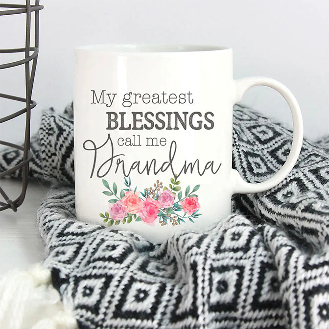 My Greatest Blessings Call Me Grandma Mug