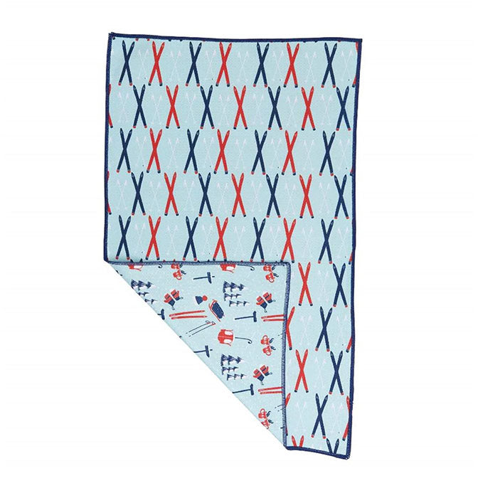 Nordic Sports Blu Kitchen Tea Towel