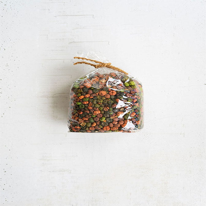 Bag of Orange and Green Putka Pods