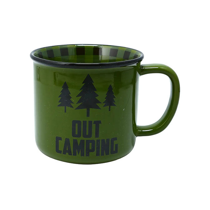 Out Camping-18 oz mug