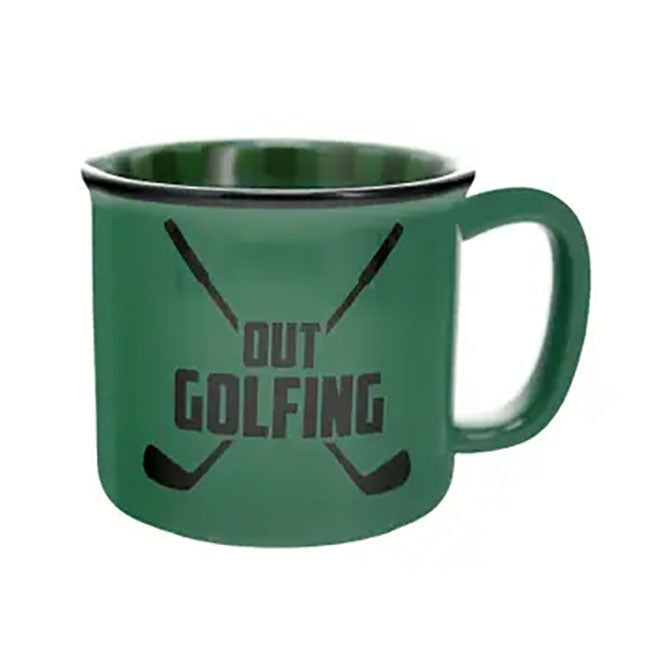 Out Golfing-18 oz mug