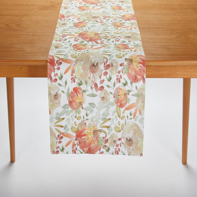 Painted Pumpkin Table Runner - 72"