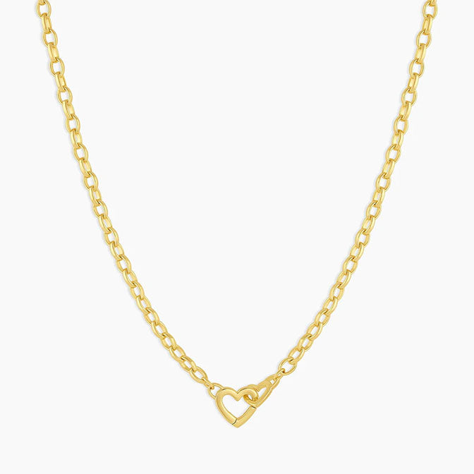 Parker Heart Mini Necklace Gold
