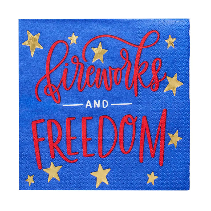 Patriotic Cocktail Napkins