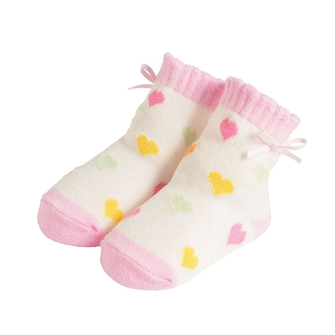 Rainbow Heart Socks