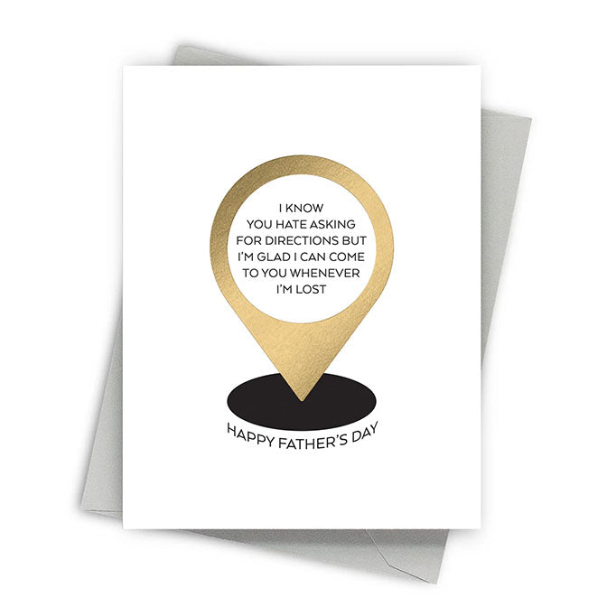 Seeking Directions Father's Day Card