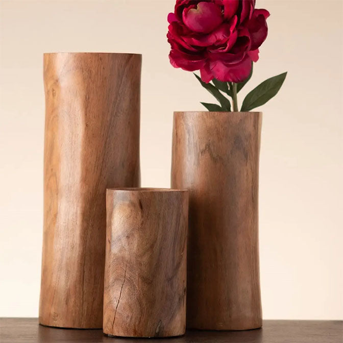 Sierra Wood Vases