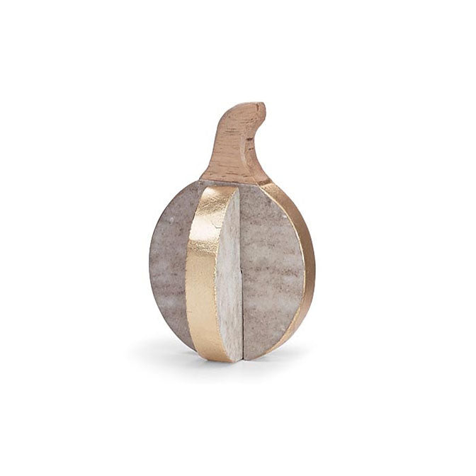 Marble Pumpkin Decor