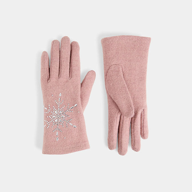 Christmas Snowflake Touchscreen Glove