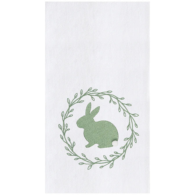 Spring Green Bunny Towel