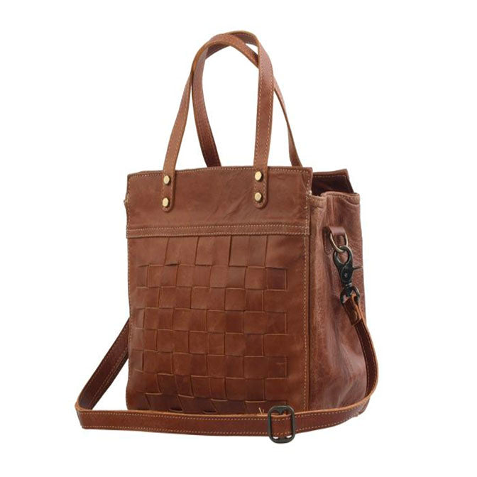 Square One Leather and Hairon Bag