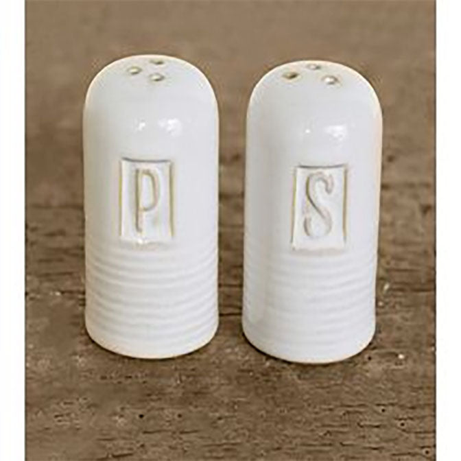 Set of Two Stripe Salt & Pepper Shaker