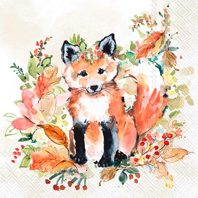 Sweet Fox Cocktail Napkin