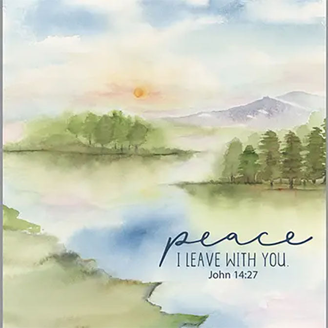 Sympathy Greeting Card -River Peace