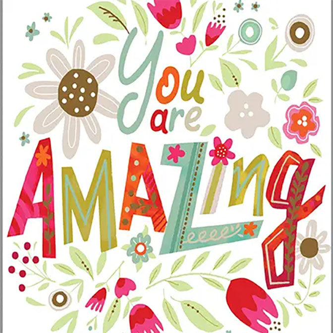 Thank You Greeting Card - Amazing Flora