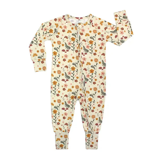 Toadstool Garden Convertible Footie Romper