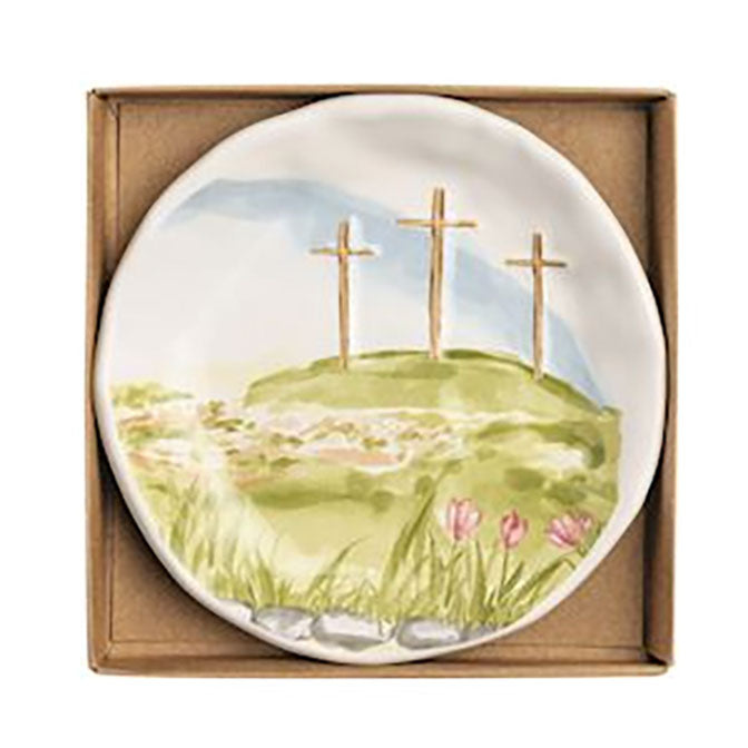 Three Cross Trinket Dish