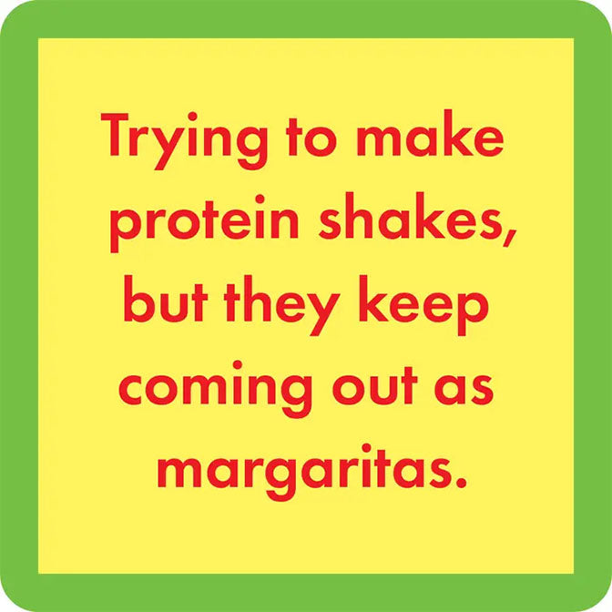 Trying to Make Protein Shakes Coaster