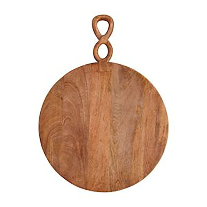 Large Twisted Handle Round Board