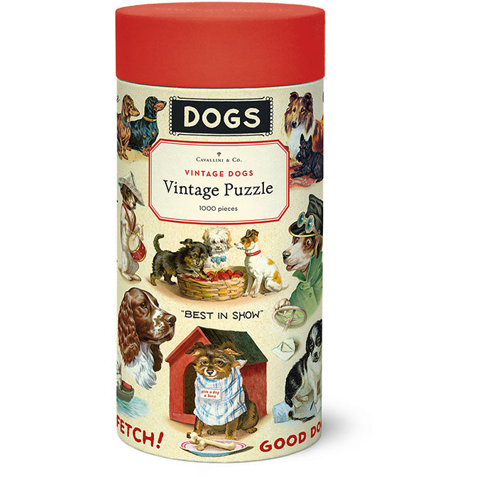 Vintage Dogs 1000 Piece Puzzle
