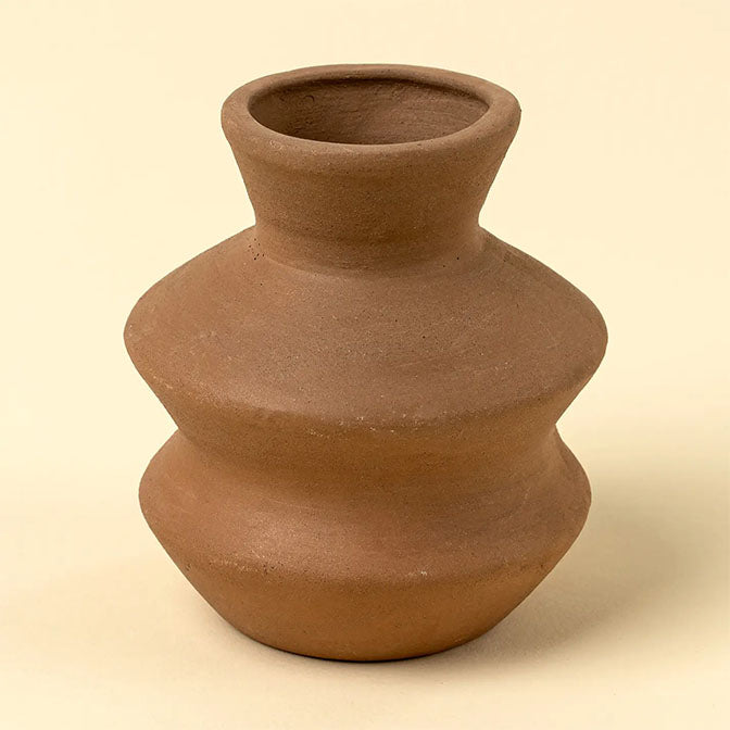 Wave Terracotta Bud Vase