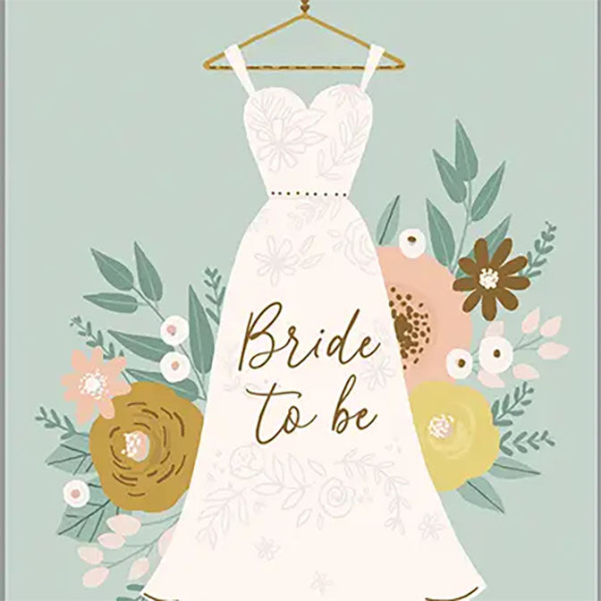 Wedding Greeting Card - Wedding Dress