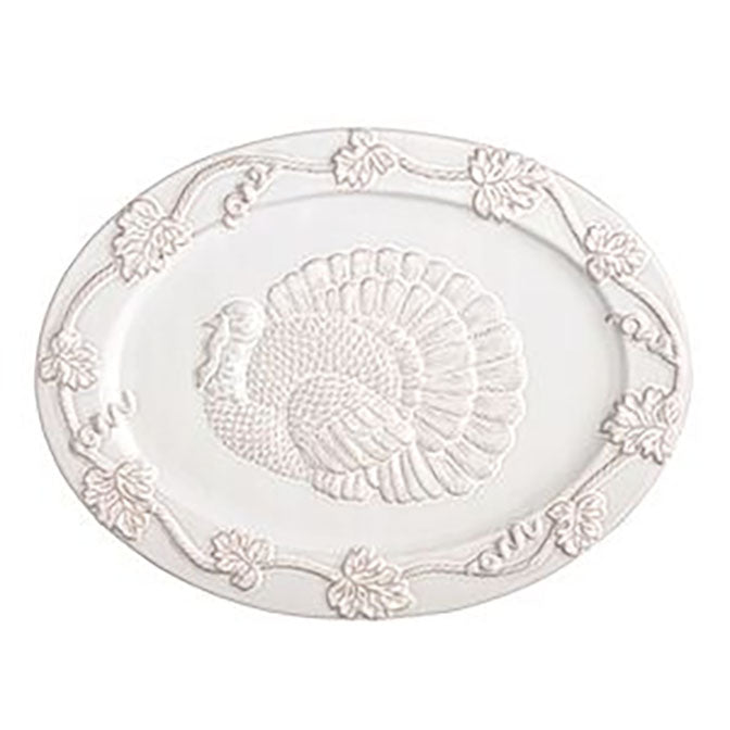White Turkey Platter