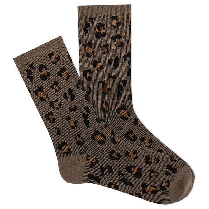 Womens Leopard Dreamy Sock