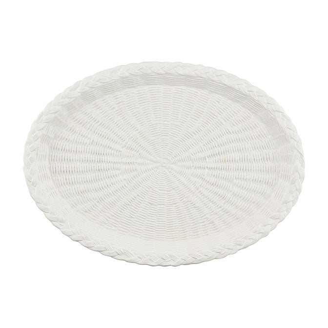 Woven Stoneware Platter