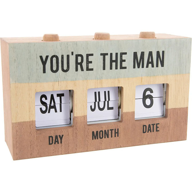 You're the Man - Perpetual Desk Calendar