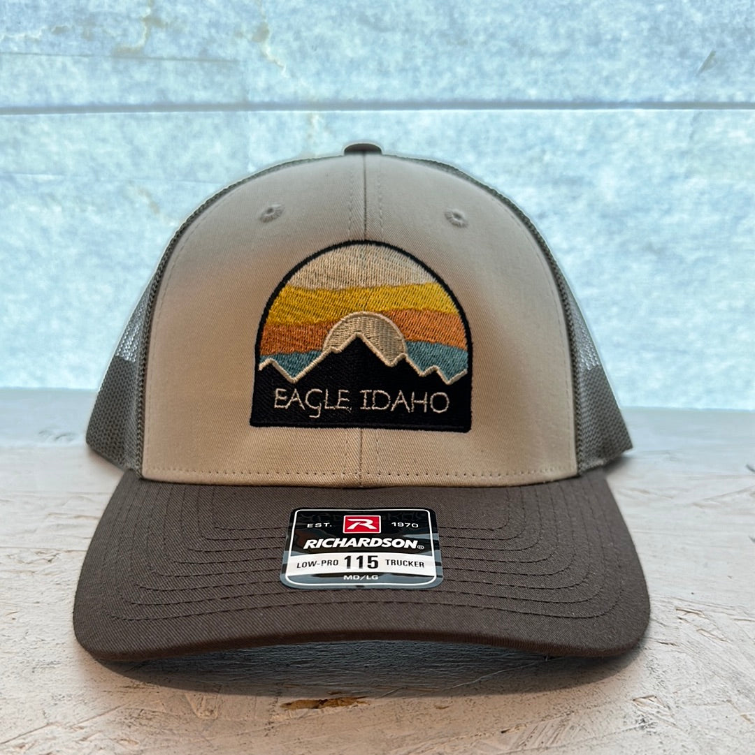Eagle Bright Sky Trucker Hat- Tan