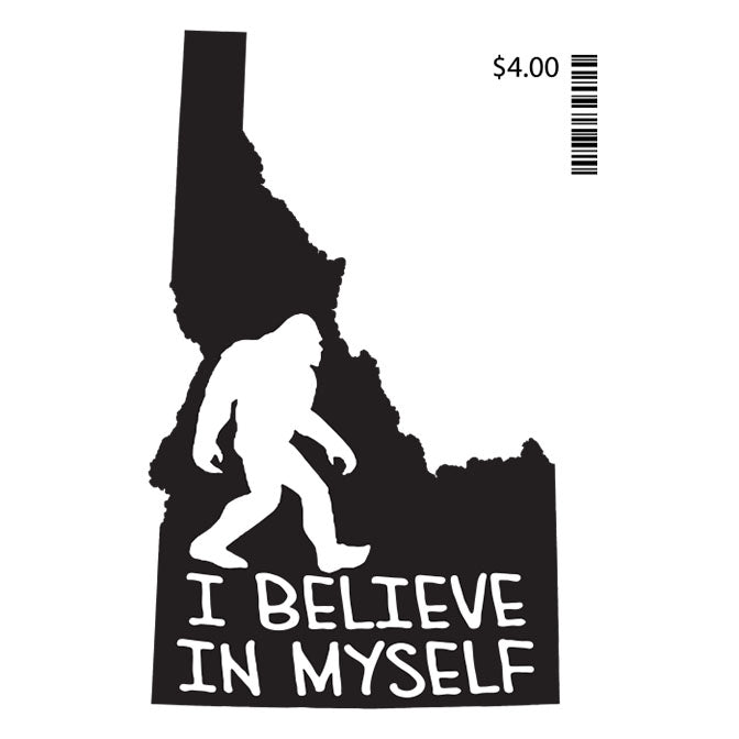 Bigfoot, I Believe In Myself Sticker