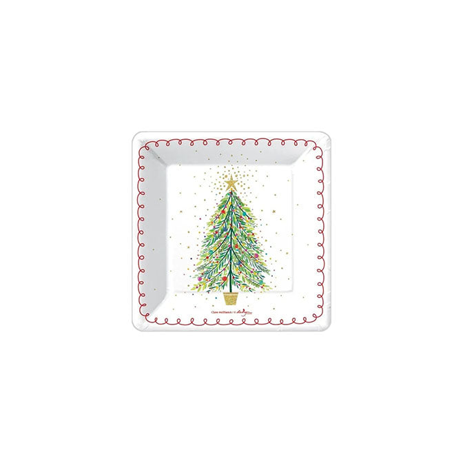 Christmas Tree Magic Dessert Plate