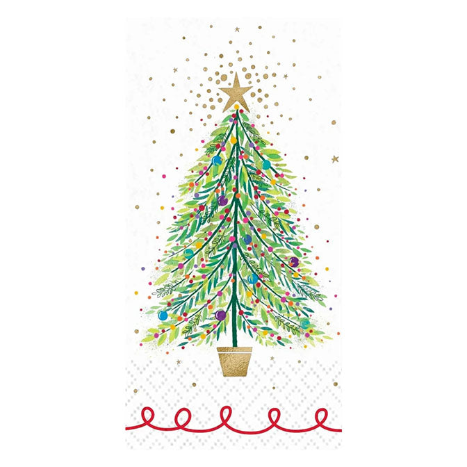 Christmas Tree Magic Guest Towel