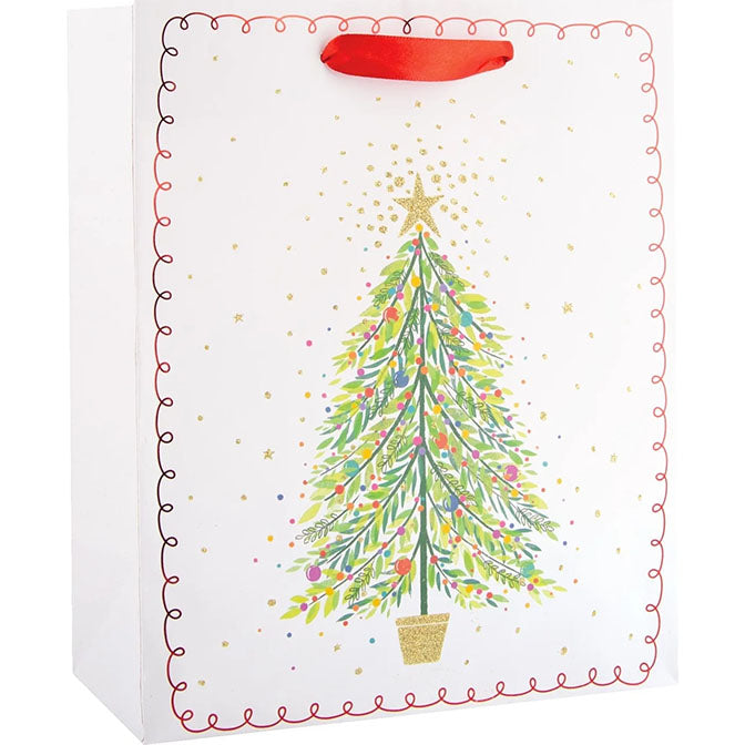 Christmas Tree Magic Tote Bag-Medium