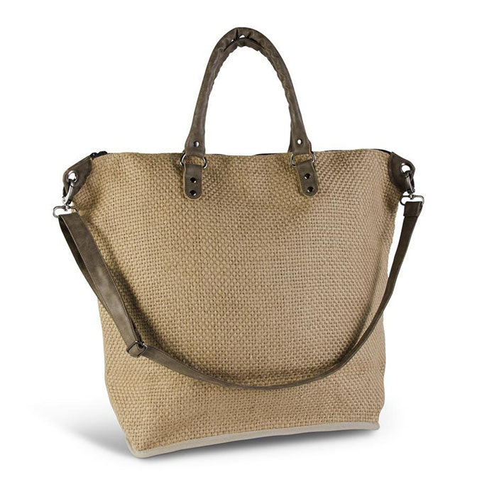 Oversized Burlap Tote